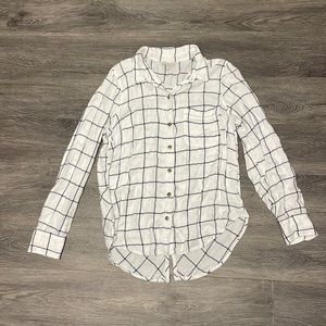 Plaid button down Lucky brand